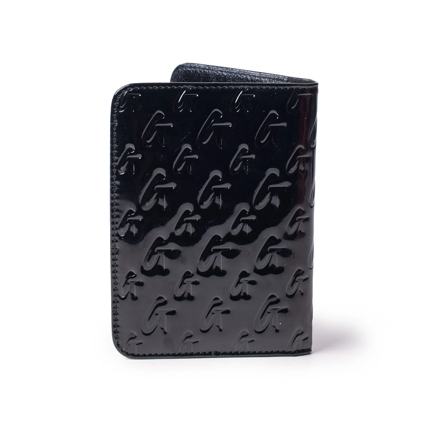 MONOGRAM PASSPORT HOLDER - MIRROR BLACK