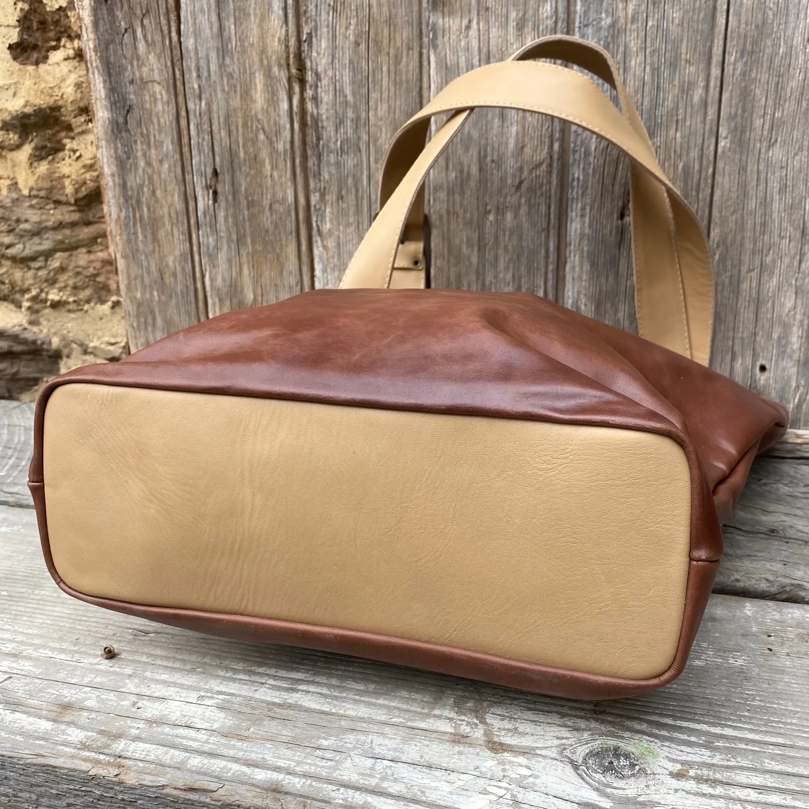 My Everyday Buckle Leather Tote