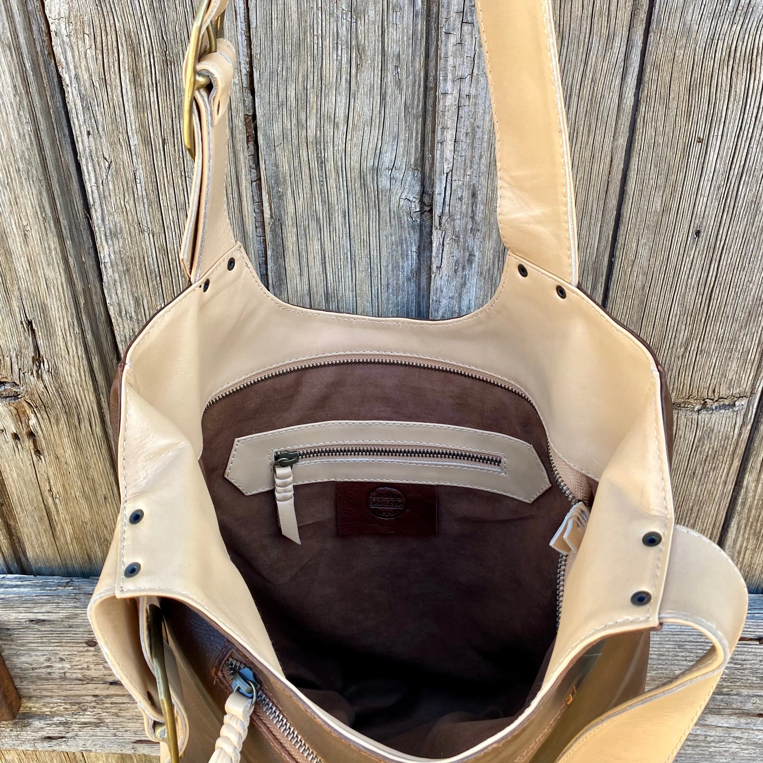 My Everyday Buckle Leather Tote