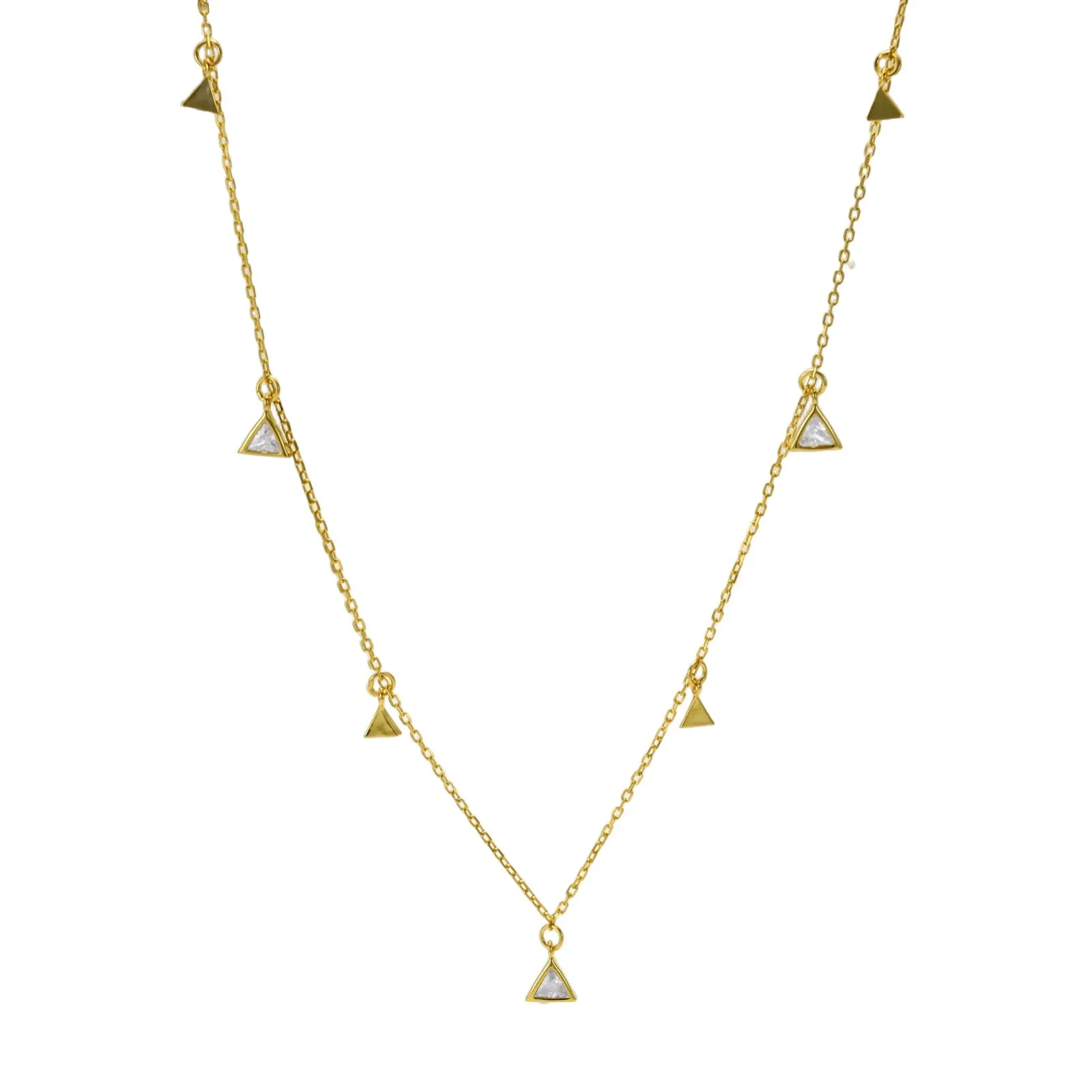 **NEW** Delta Pyramid Station Necklace