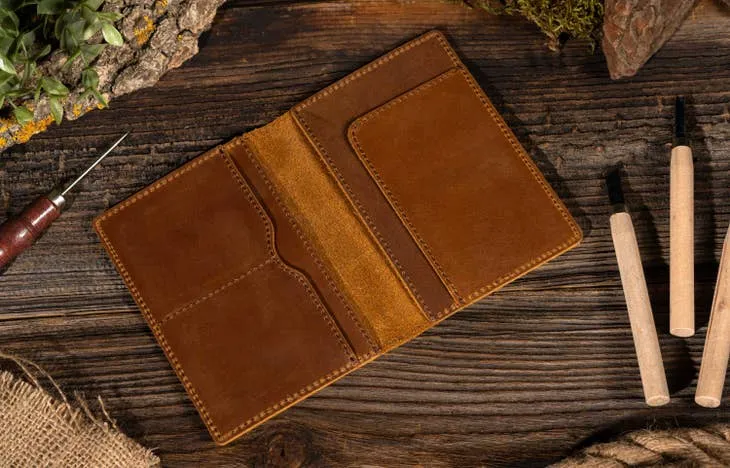 Noah Real Leather Passport Case