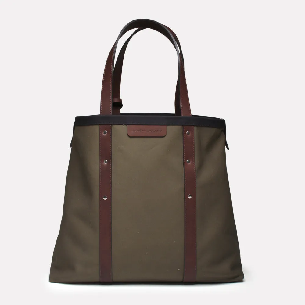 Oxford Tote (Olive/Black)