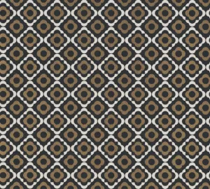 Paint Library Wallpaper Quatrefoil Kohl