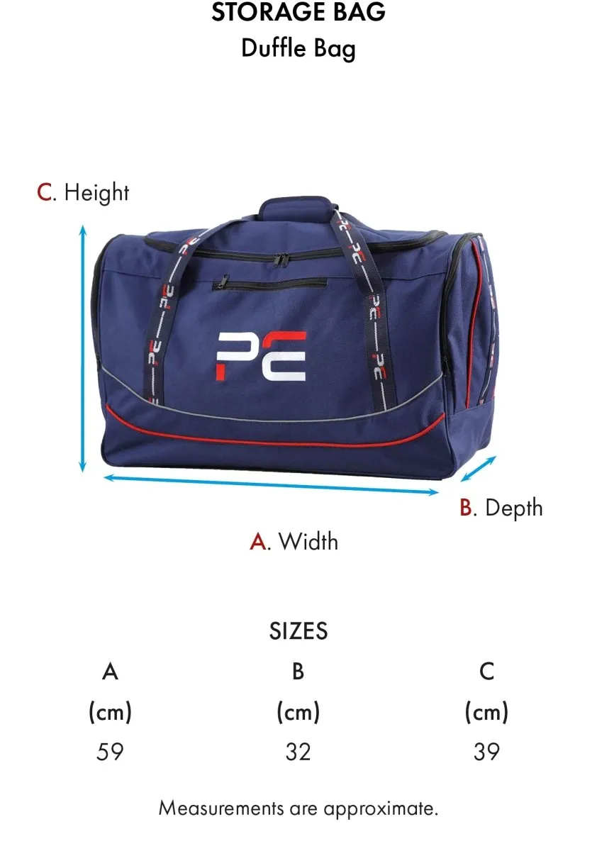 PEI Premier Equine Duffle Equipment Bag Navy