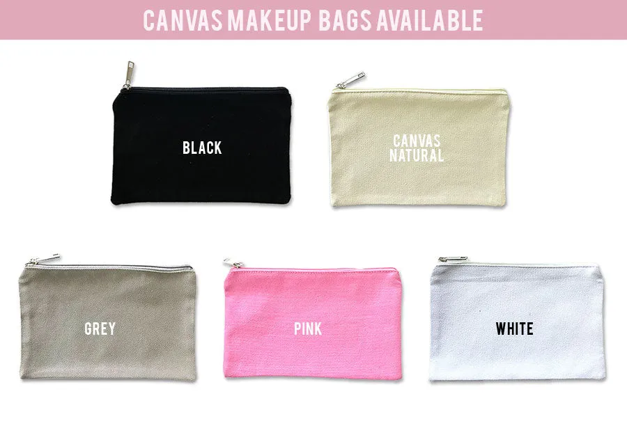 Personalized Bridesmaid Makeup Bag