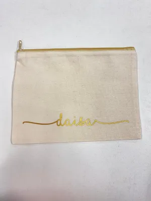 Personalized Makeup Bag