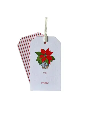 POINSETTIA GIFT TAGS