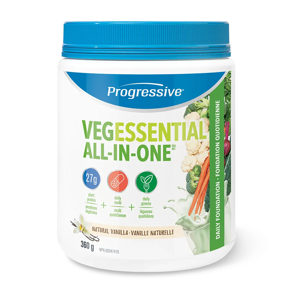 Progressive VegEssential All-In-One Natural Vanilla 360g