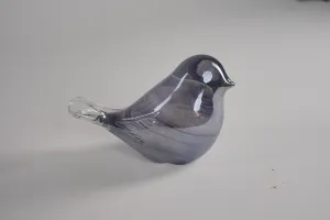 Purple Luster Glass Bird