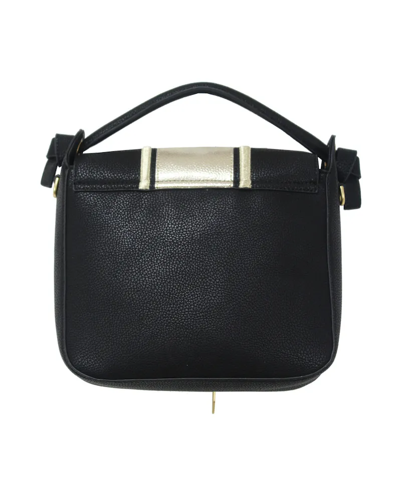 Reese Satchel in Black Stripe