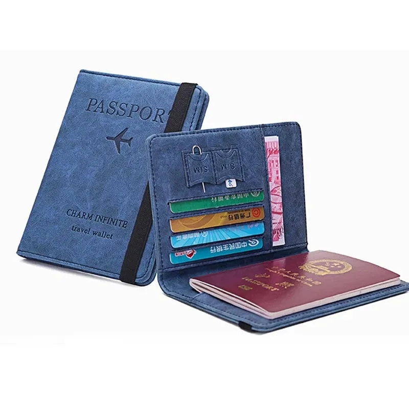 RFID Blocking Passport Cover Travel Passport Holder