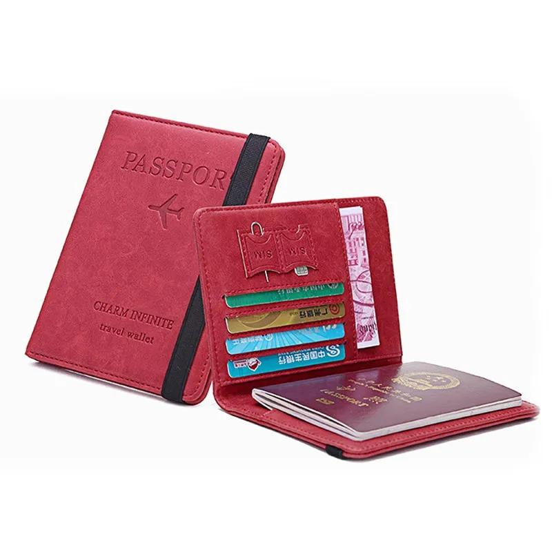 RFID Blocking Passport Cover Travel Passport Holder