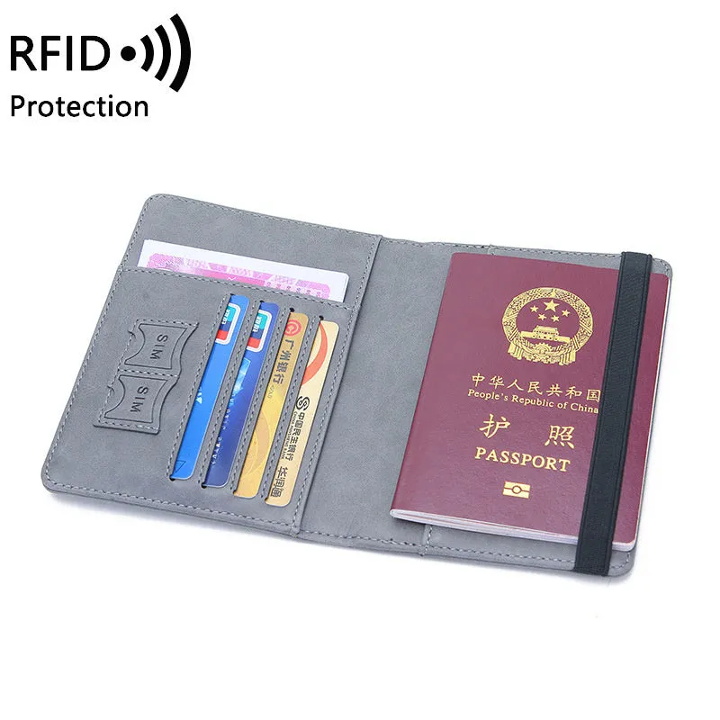 RFID Blocking Passport Cover Travel Passport Holder