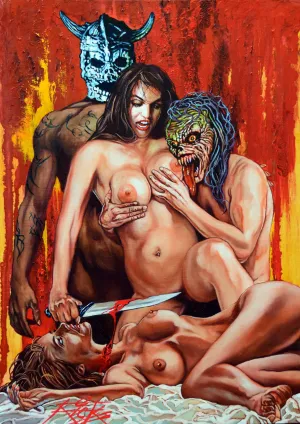 Rick Melton - Ballard in Blood - Erotic Horror - Art Print