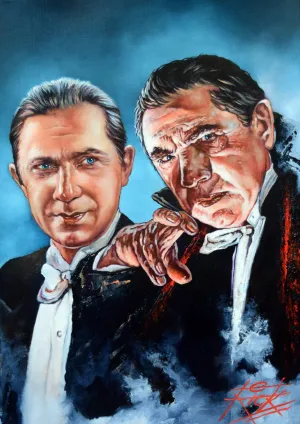 Rick Melton - Bela - Classic Horror - Art Print