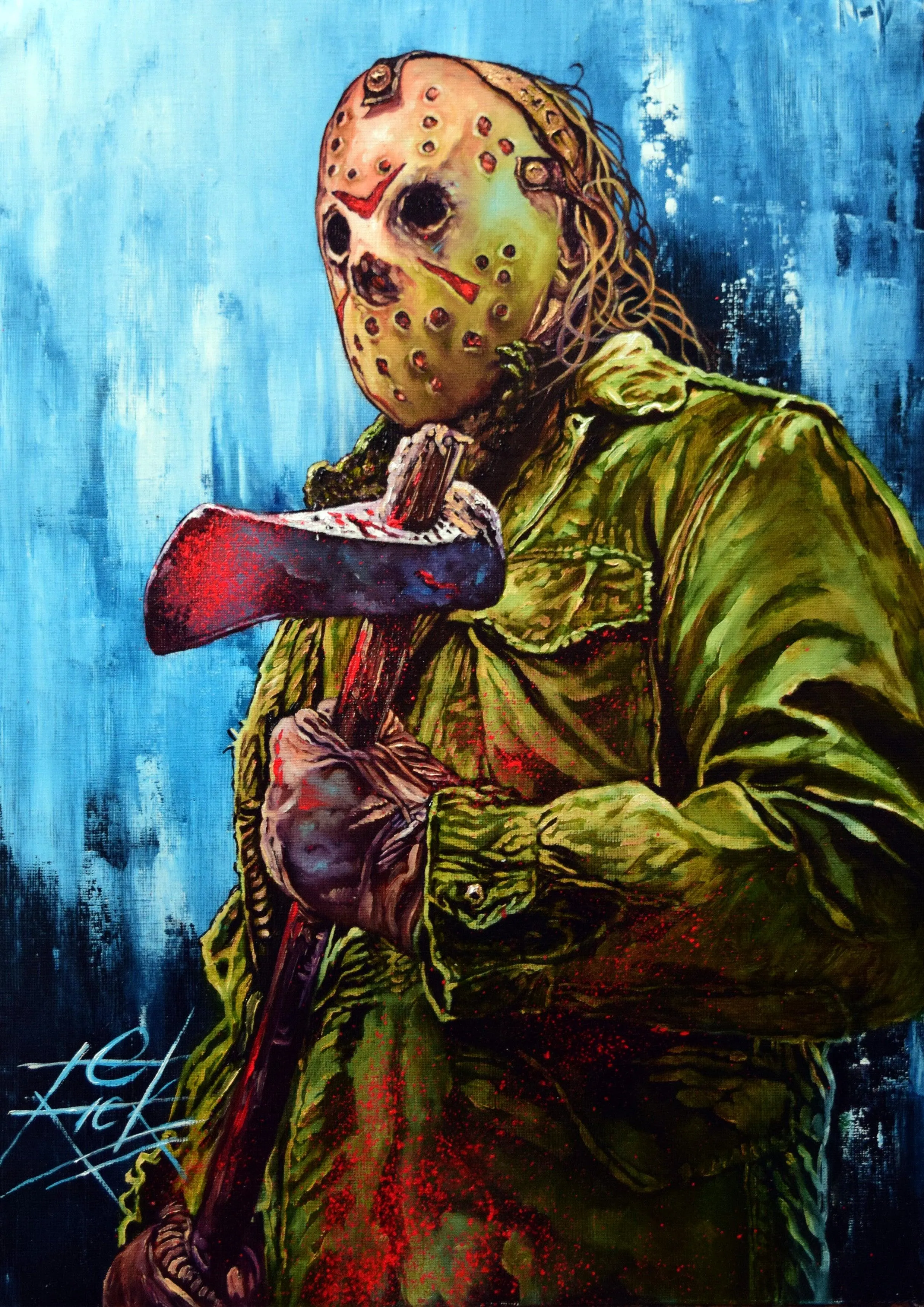 Rick Melton - Jason Vorhees- Classic Horror - Art Print