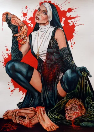 Rick Melton - MS 45 - Erotic Horror - Art Print