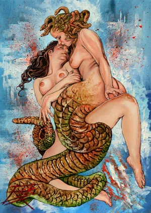 Rick Melton - Suzi Does Medusa II - Suzi Shaw - Art Print