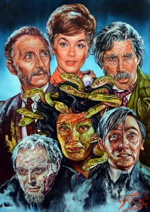 Rick Melton - The Gorgon Montage - Art Print