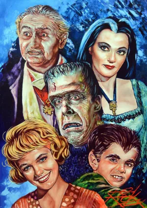 Rick Melton - The Munsters - Art Print