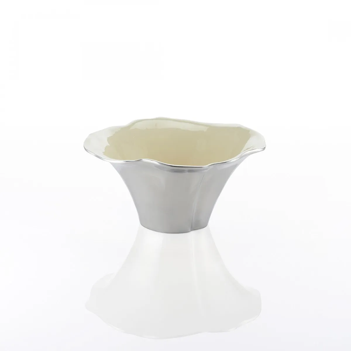 Ruffled High Bowl Oyster - Final Sale