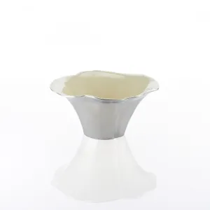 Ruffled High Bowl Oyster - Final Sale