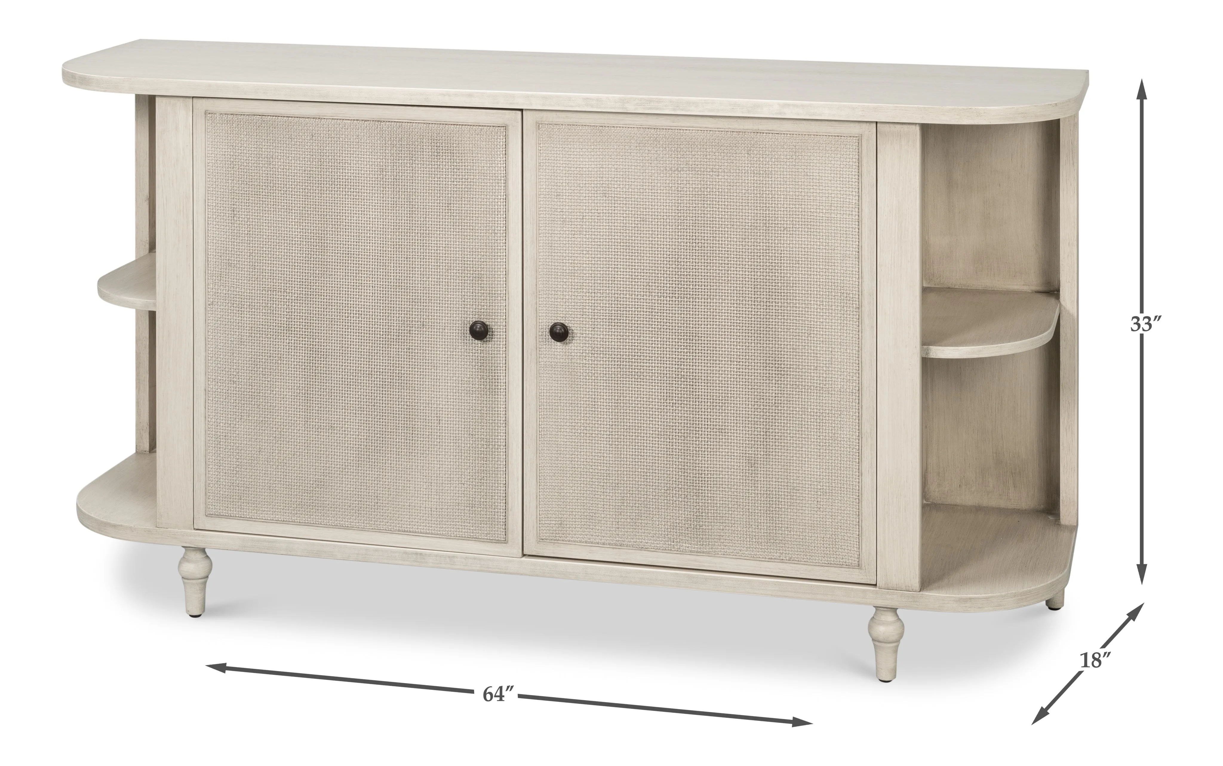 Sarreid - Charity Sideboard - White - Contemporary