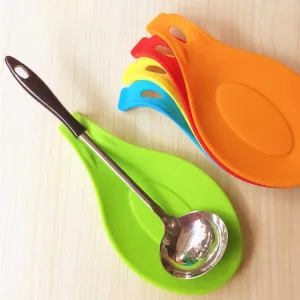 Set of 5 Heat-Resistant Spoon Holders for Kitchen Utensils and Cooking Tools (Assorted Colors)