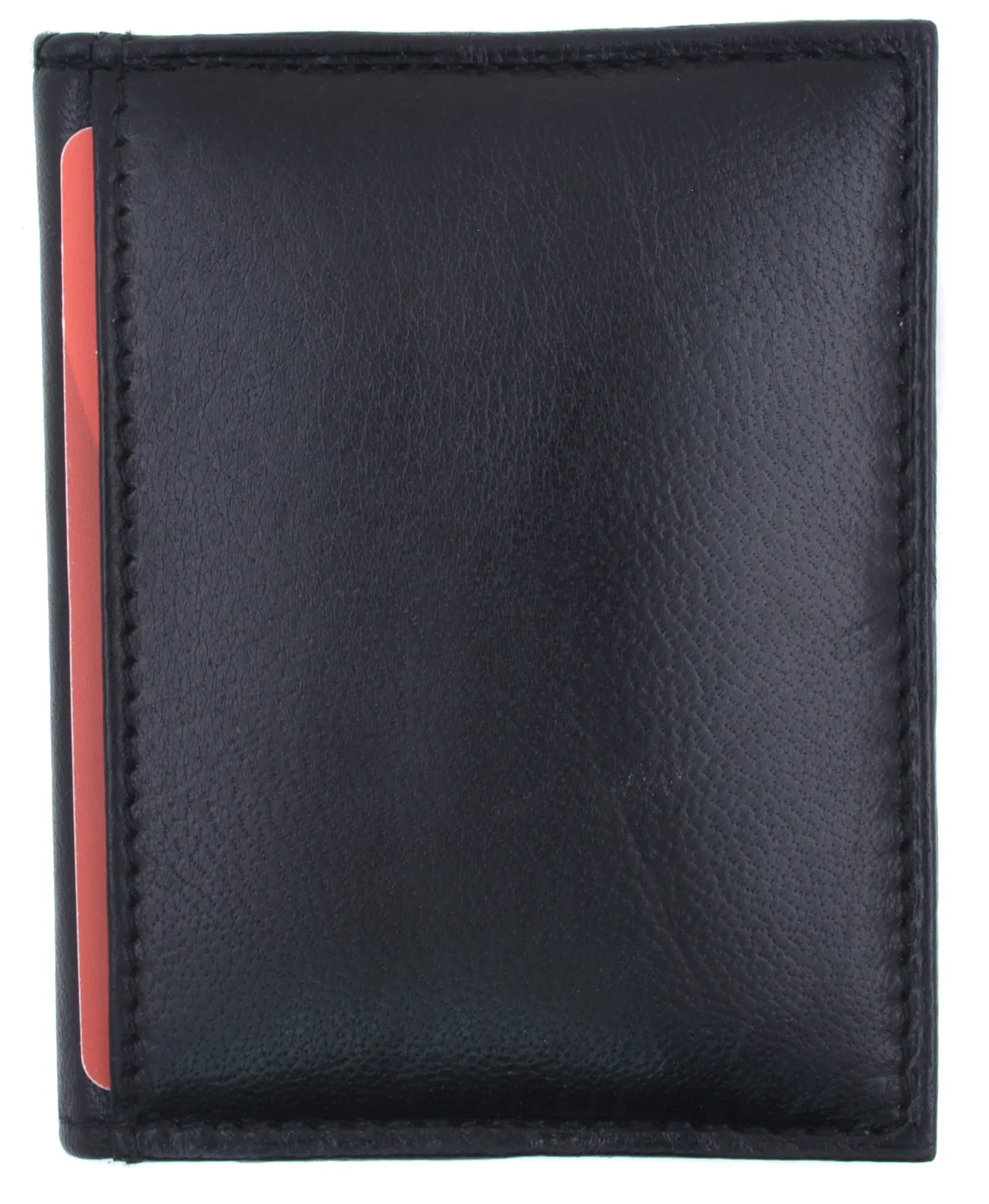 Slim Leather Lamb Card ID Mini Wallet Holder Bifold 78