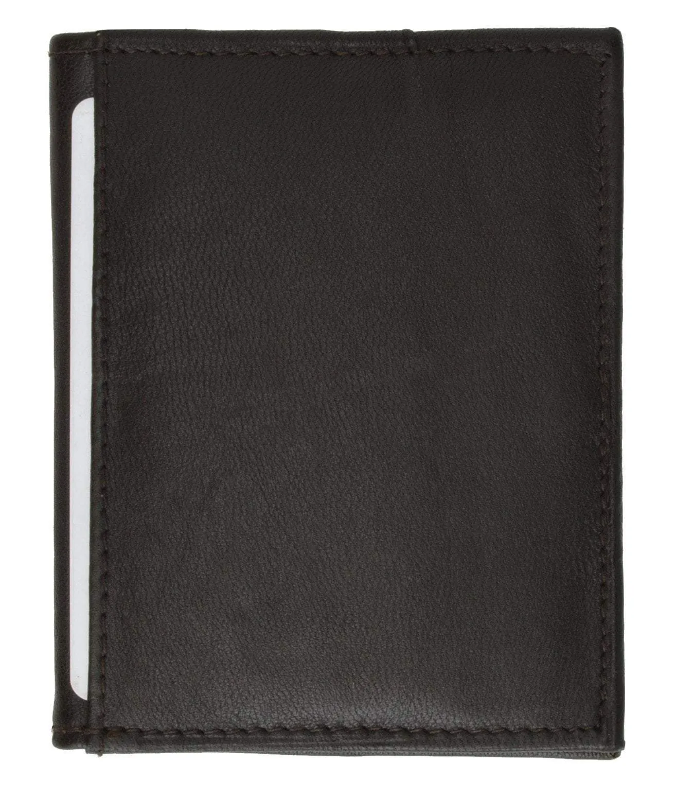 Slim Leather Lamb Card ID Mini Wallet Holder Bifold 78