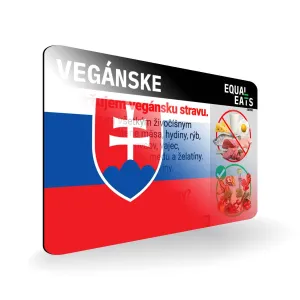 Slovak Vegan Card