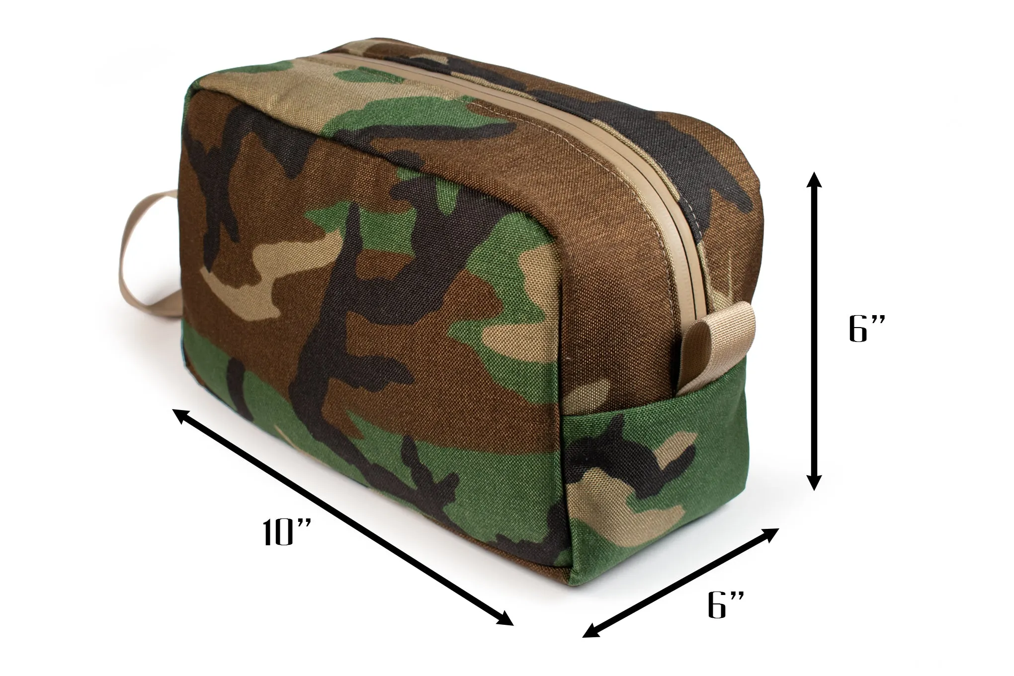 SMELL PROOF BAG - TOILETRY IN WOODLAND CAMO