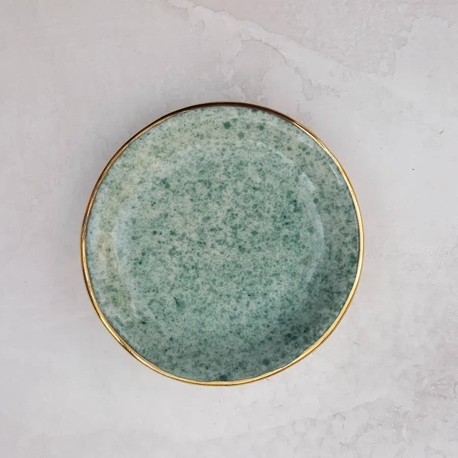 Speckled Glaze Ring Dish