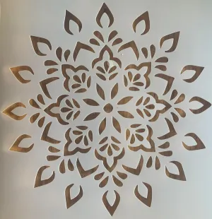 Stencil 130 - Beautiful Flower Tile