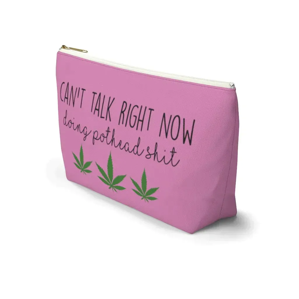 Stoner, Stash Bag, Funny Makeup Bag, Funny Weed Bag, Stoner Gift, Cannabis Accessories, Weed Gift, Stoner Gift for Her, Stoner Kit, Stasher