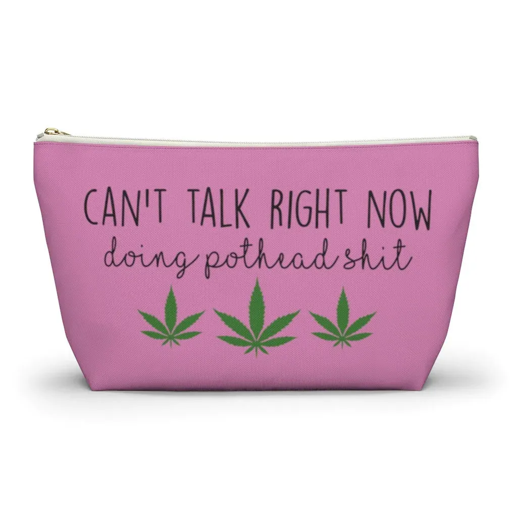 Stoner, Stash Bag, Funny Makeup Bag, Funny Weed Bag, Stoner Gift, Cannabis Accessories, Weed Gift, Stoner Gift for Her, Stoner Kit, Stasher