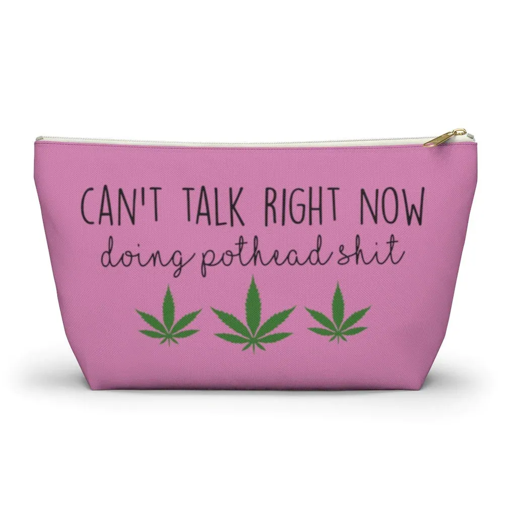 Stoner, Stash Bag, Funny Makeup Bag, Funny Weed Bag, Stoner Gift, Cannabis Accessories, Weed Gift, Stoner Gift for Her, Stoner Kit, Stasher