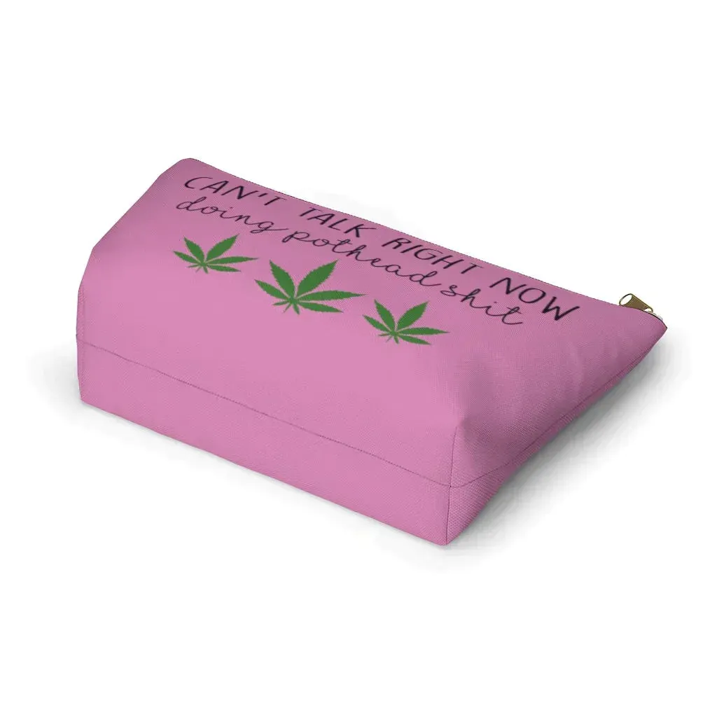 Stoner, Stash Bag, Funny Makeup Bag, Funny Weed Bag, Stoner Gift, Cannabis Accessories, Weed Gift, Stoner Gift for Her, Stoner Kit, Stasher