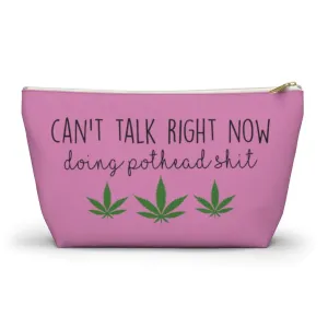 Stoner, Stash Bag, Funny Makeup Bag, Funny Weed Bag, Stoner Gift, Cannabis Accessories, Weed Gift, Stoner Gift for Her, Stoner Kit, Stasher