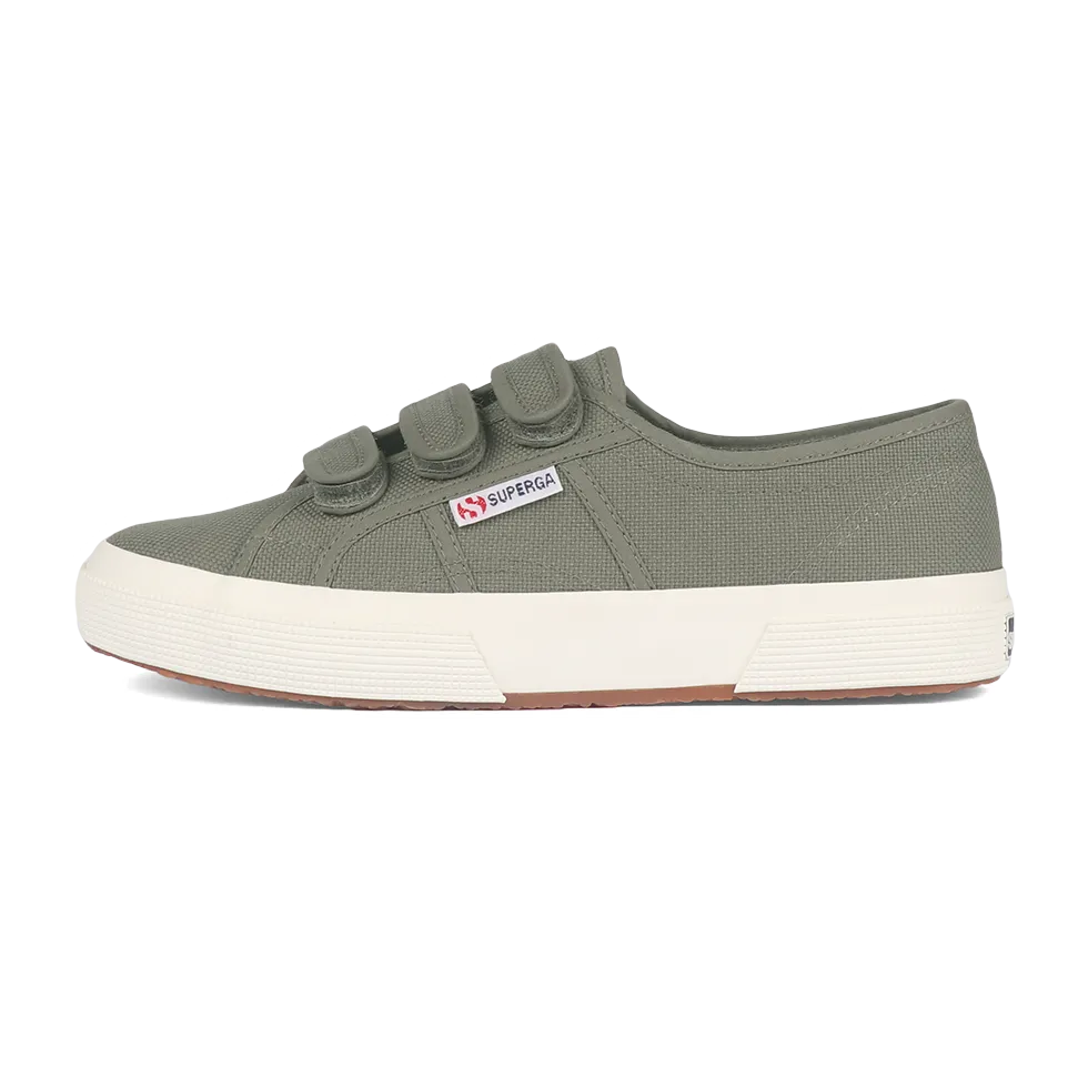 Superga Strap Green Safari Full Avorio