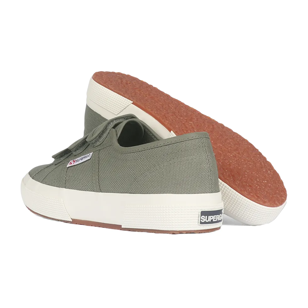 Superga Strap Green Safari Full Avorio