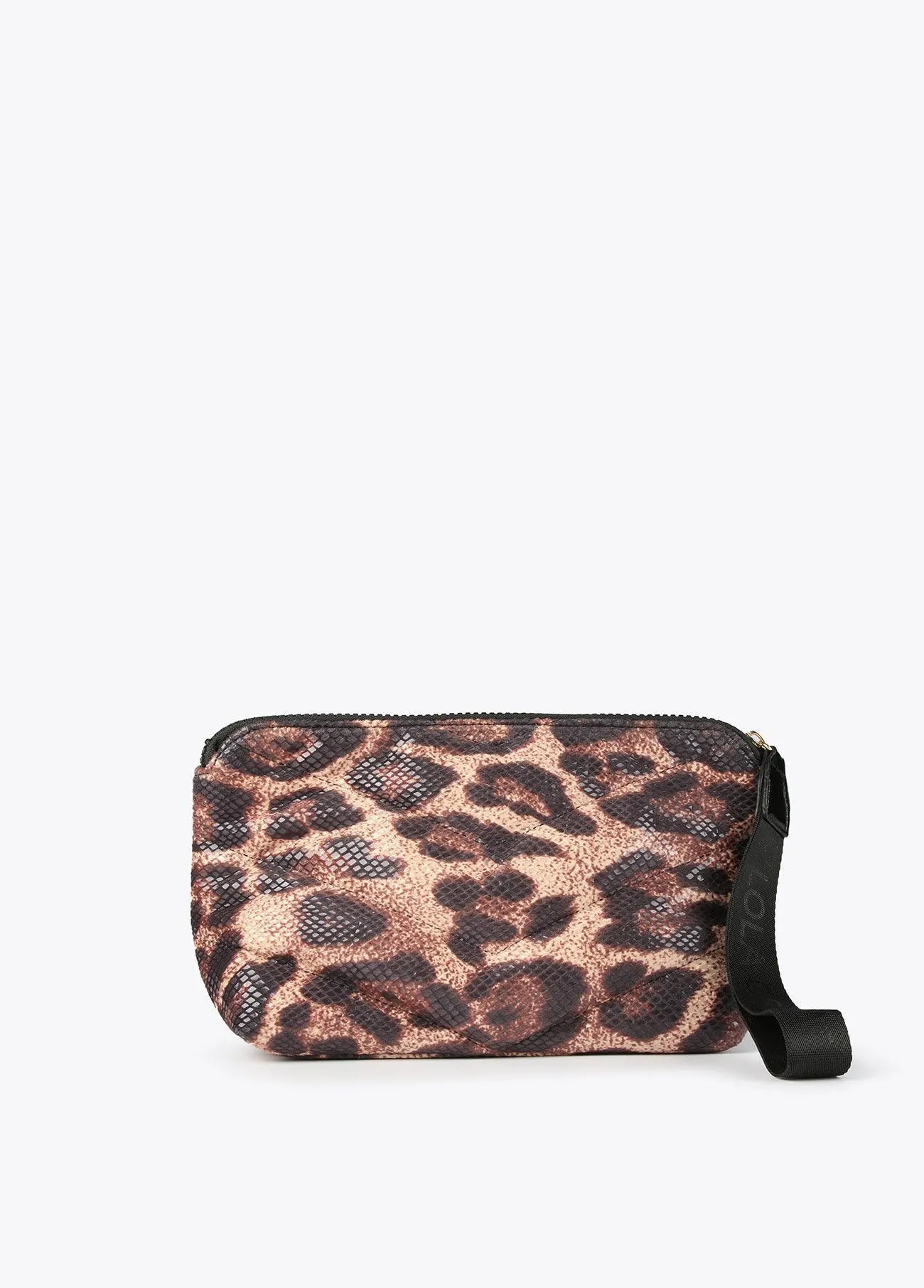 Textured print toiletry bag