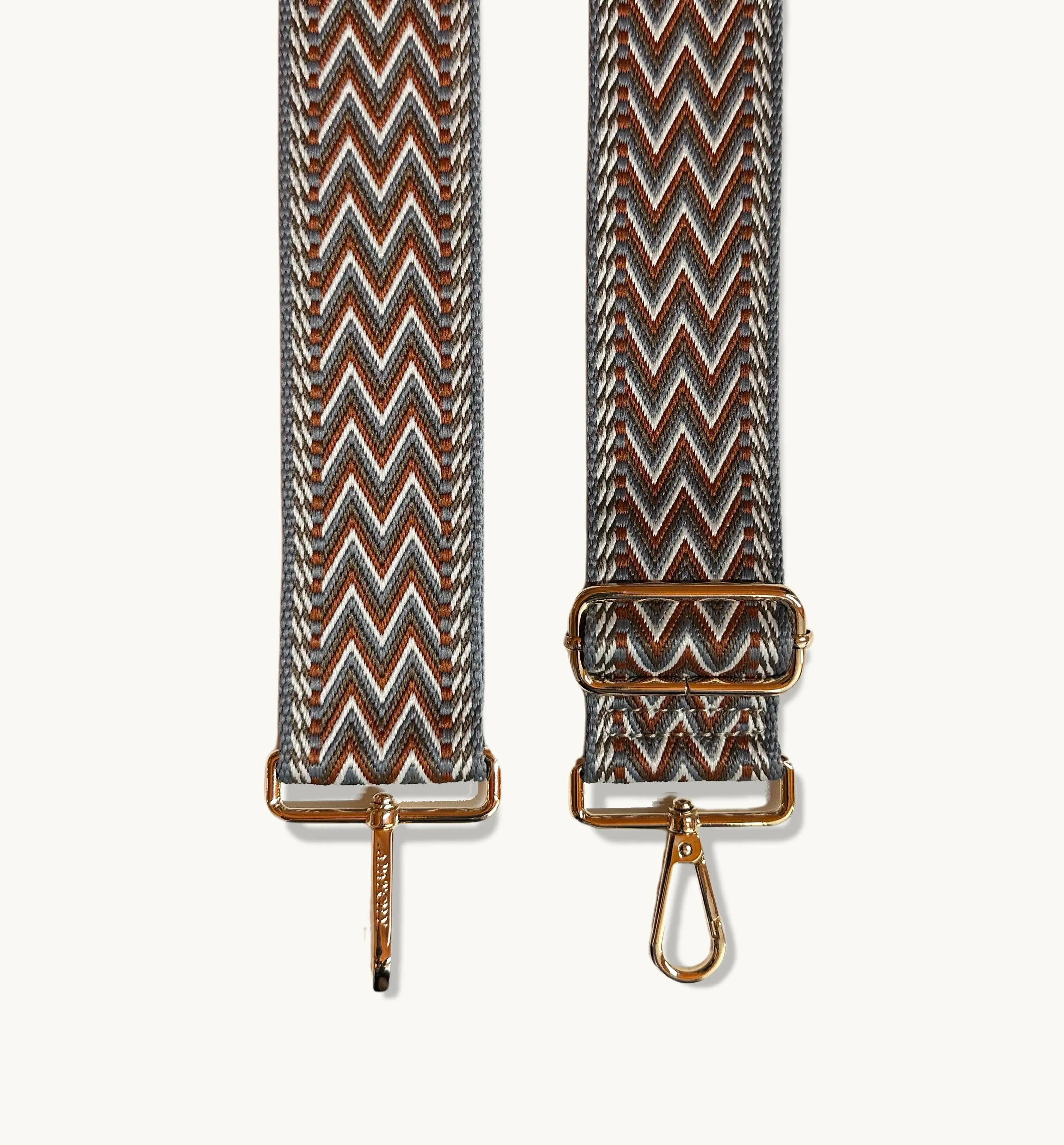 The Tassel Latte Leather Crossbody Bag With Tan Boho Strap