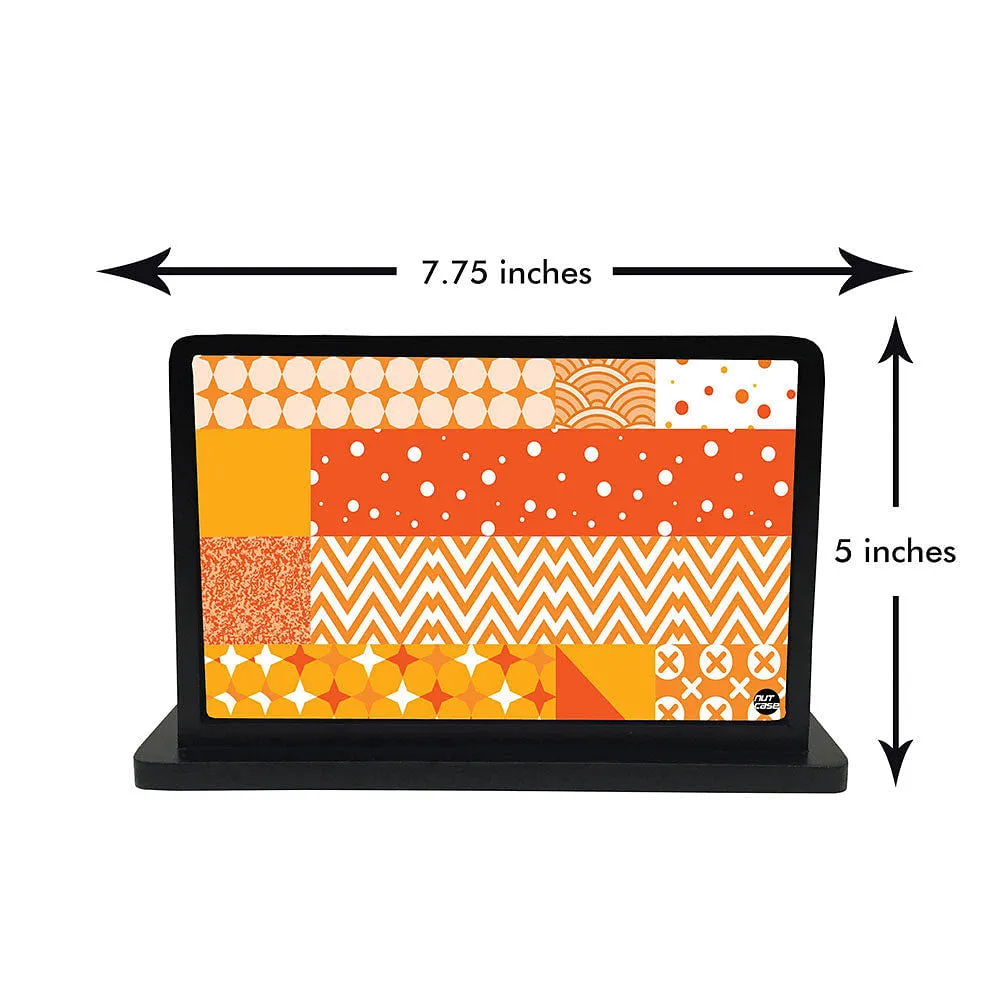 Tissue Holder Paper Napkin Stand - Pattern Orange