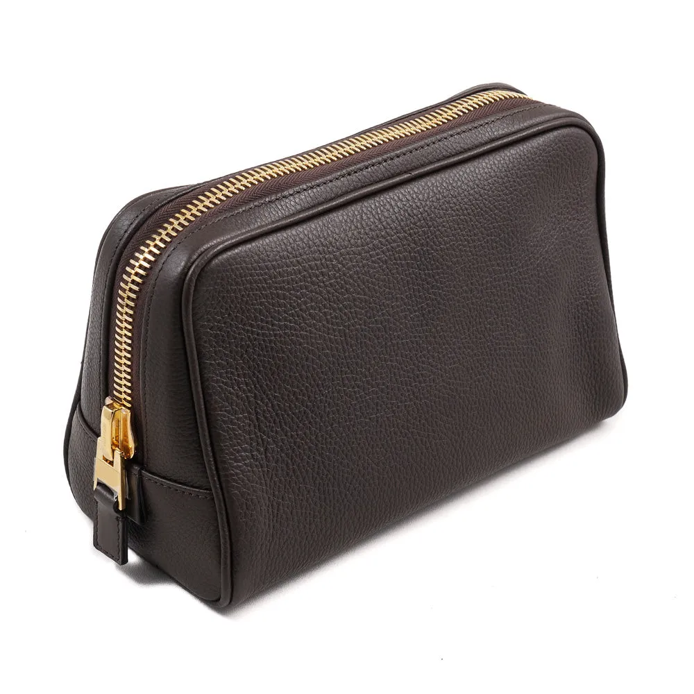 Tom Ford Single Zip Leather Toiletry Bag