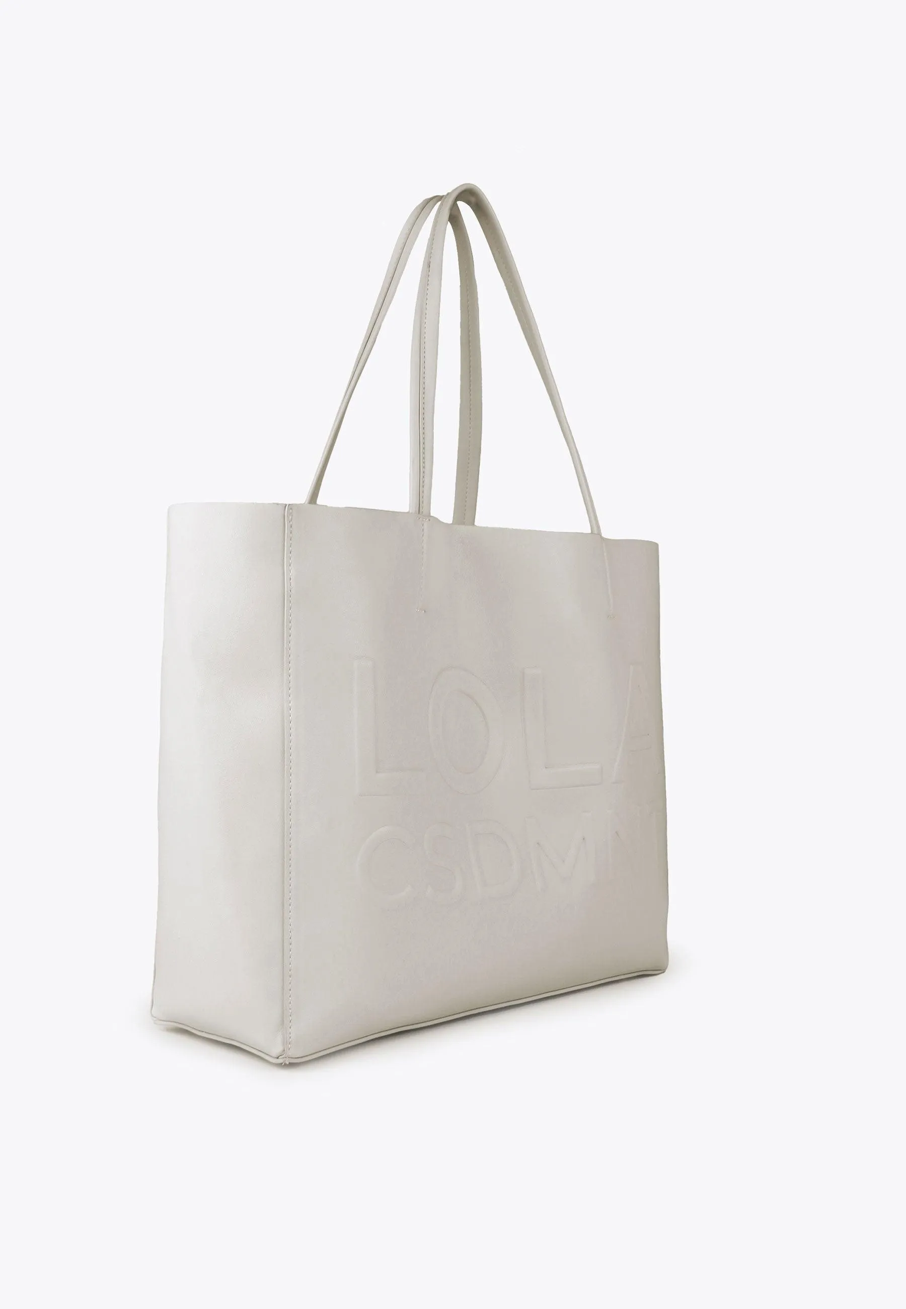 Tote bag with raised logo