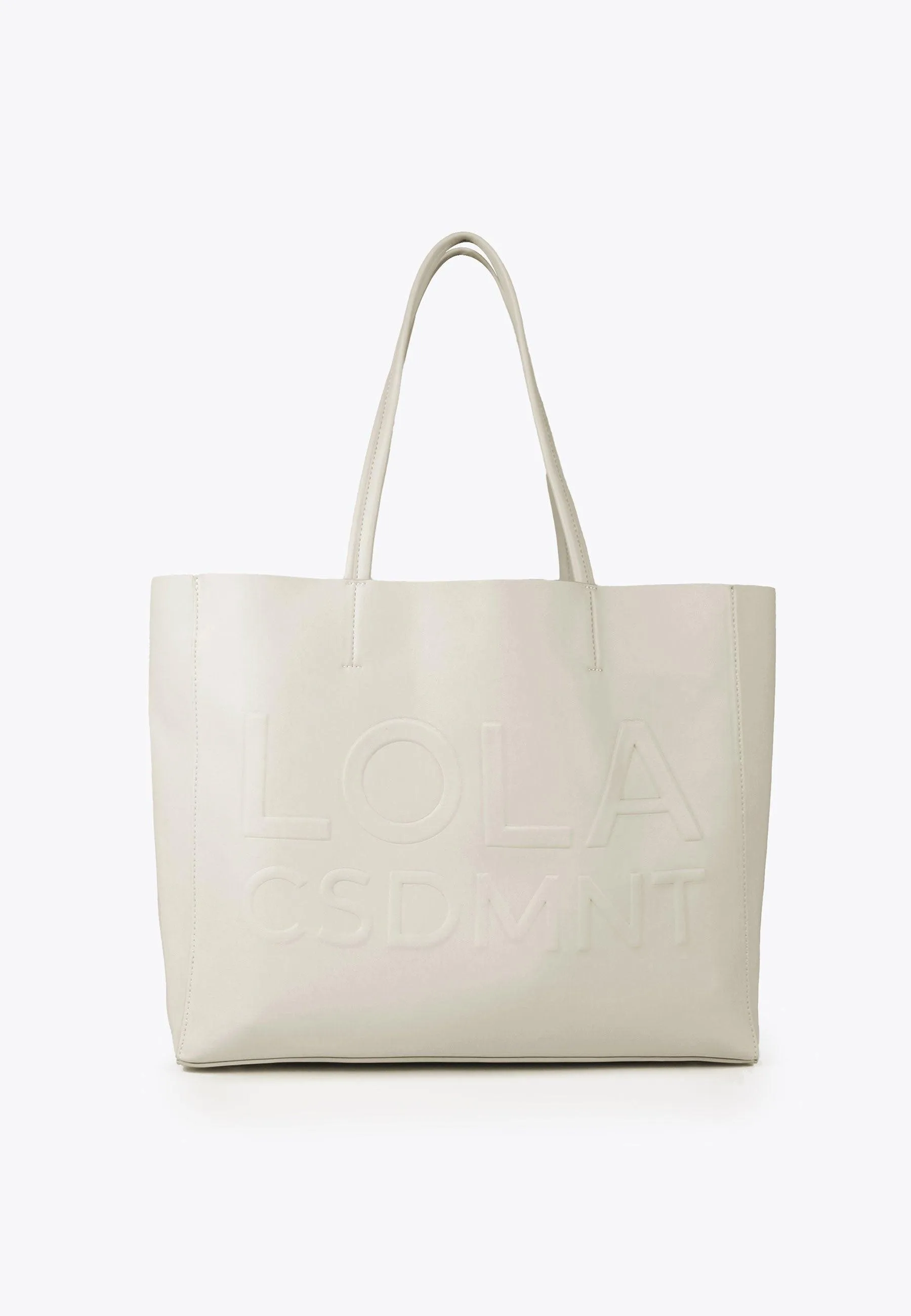 Tote bag with raised logo