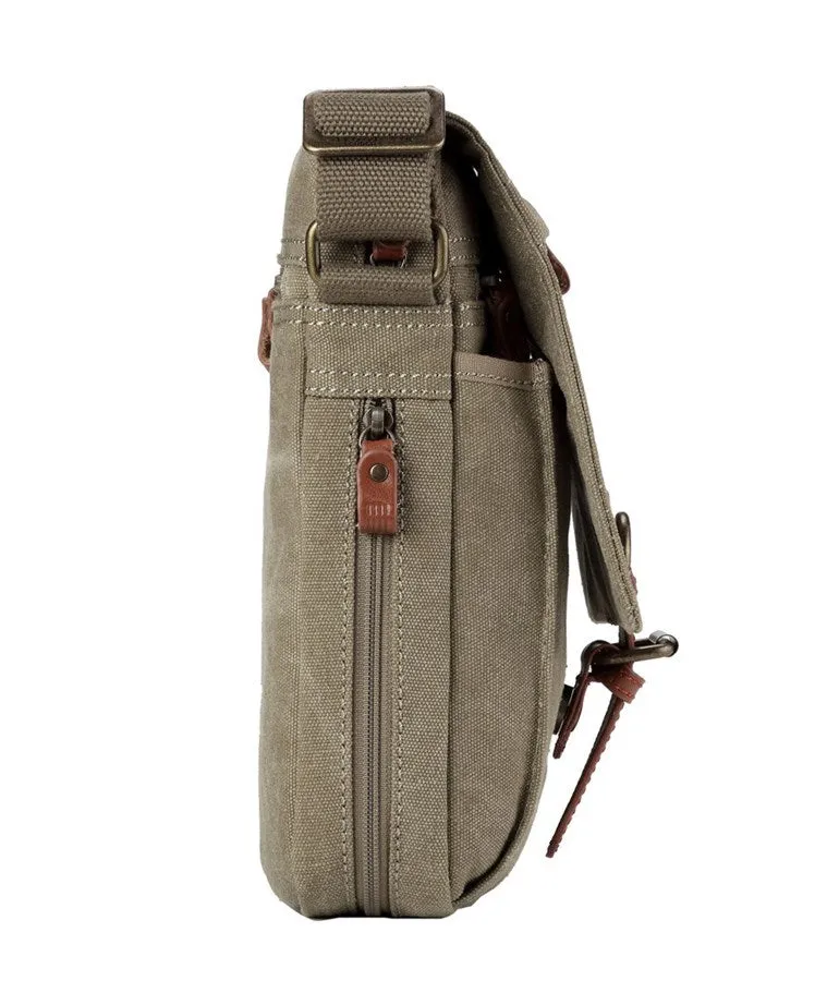 Troop London Classic Shoulder Bag - Khaki