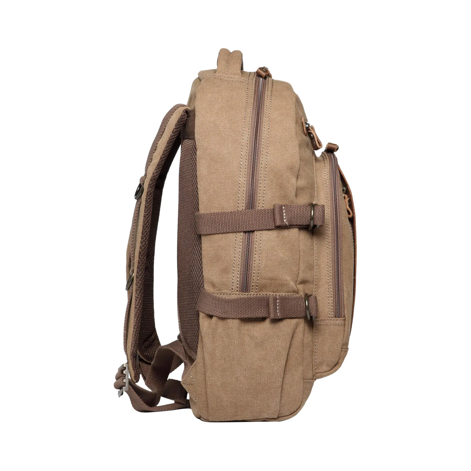 TRP0257 Troop London Classic Canvas Laptop Backpack - Large