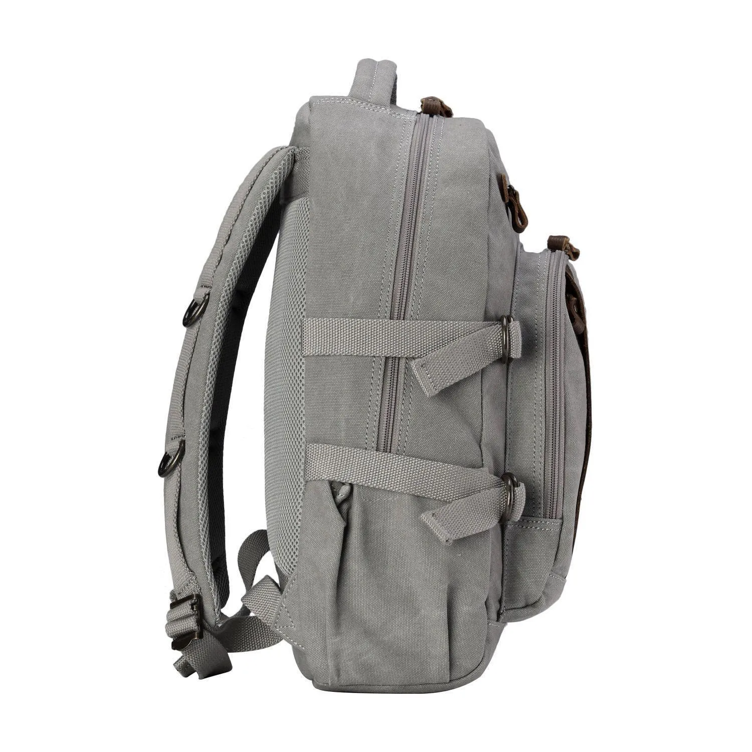 TRP0257 Troop London Classic Canvas Laptop Backpack - Large